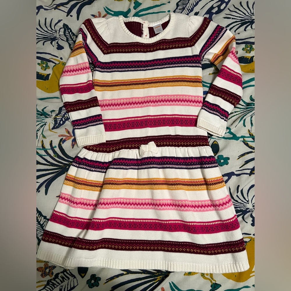 Gymboree Multicolor Striped Knit Dress